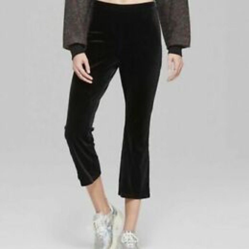 Velvet Capri Pants